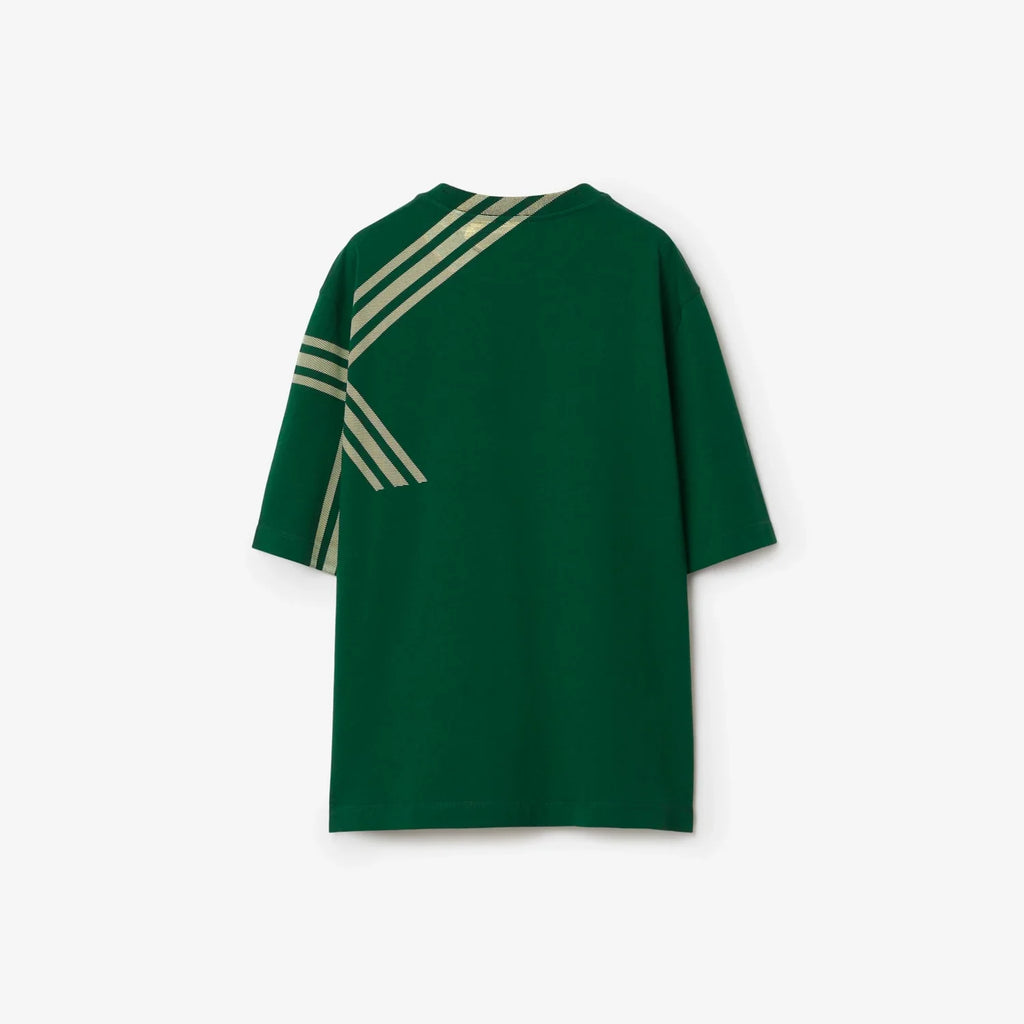 t-shirt en coton à carreaux