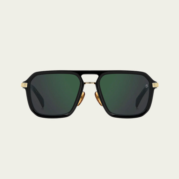 DB 7136/S - Black Gold - Green Mirror