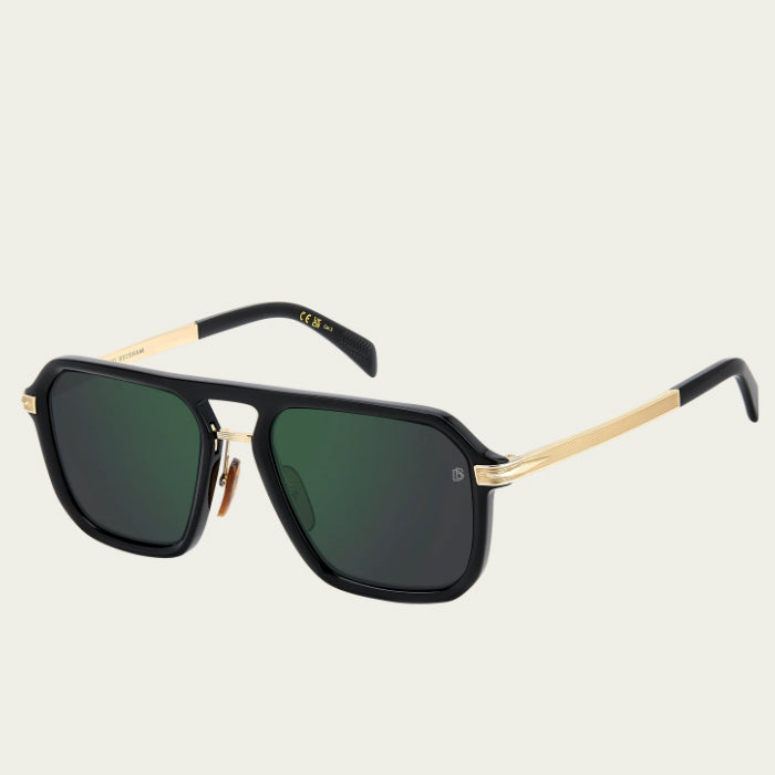 DB 7136/S - Black Gold - Green Mirror