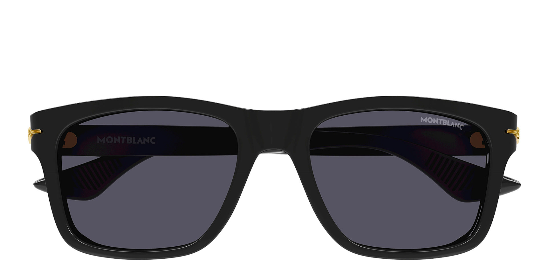 Rectangular Sunglasses with Black Acetate Frame