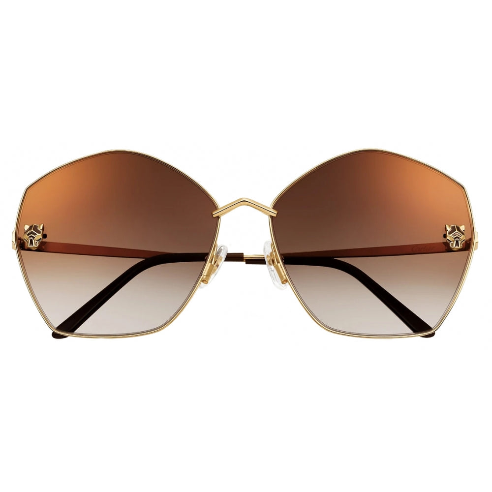 Oversize - Gold Brown with Gold Flash -