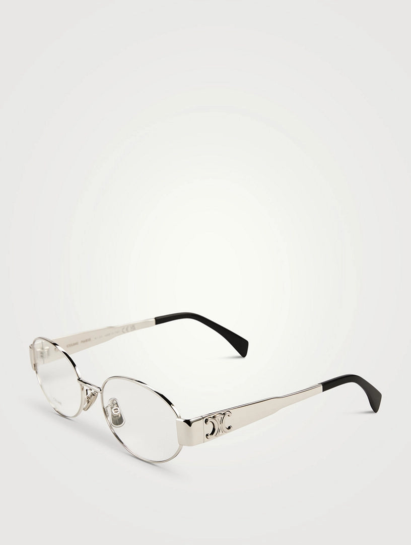 Lunettes de soleil Triomphe à monture métallique ovale