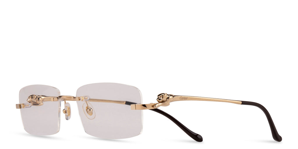 Cartier
Panthère de Cartier Rimless Rectangle Eyeglasses