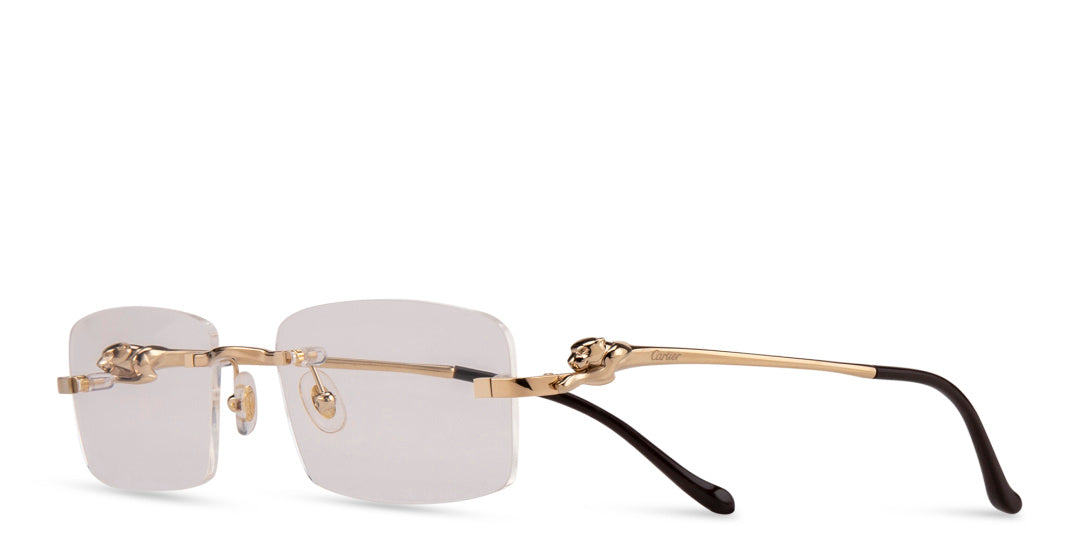Cartier
Panthère de Cartier Rimless Rectangle Eyeglasses