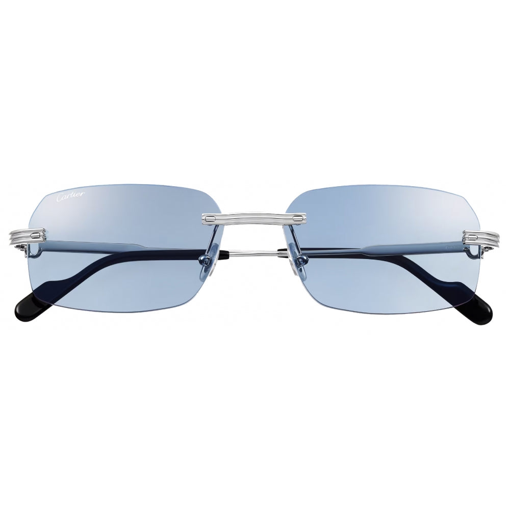 Rimless - Platinum Blue