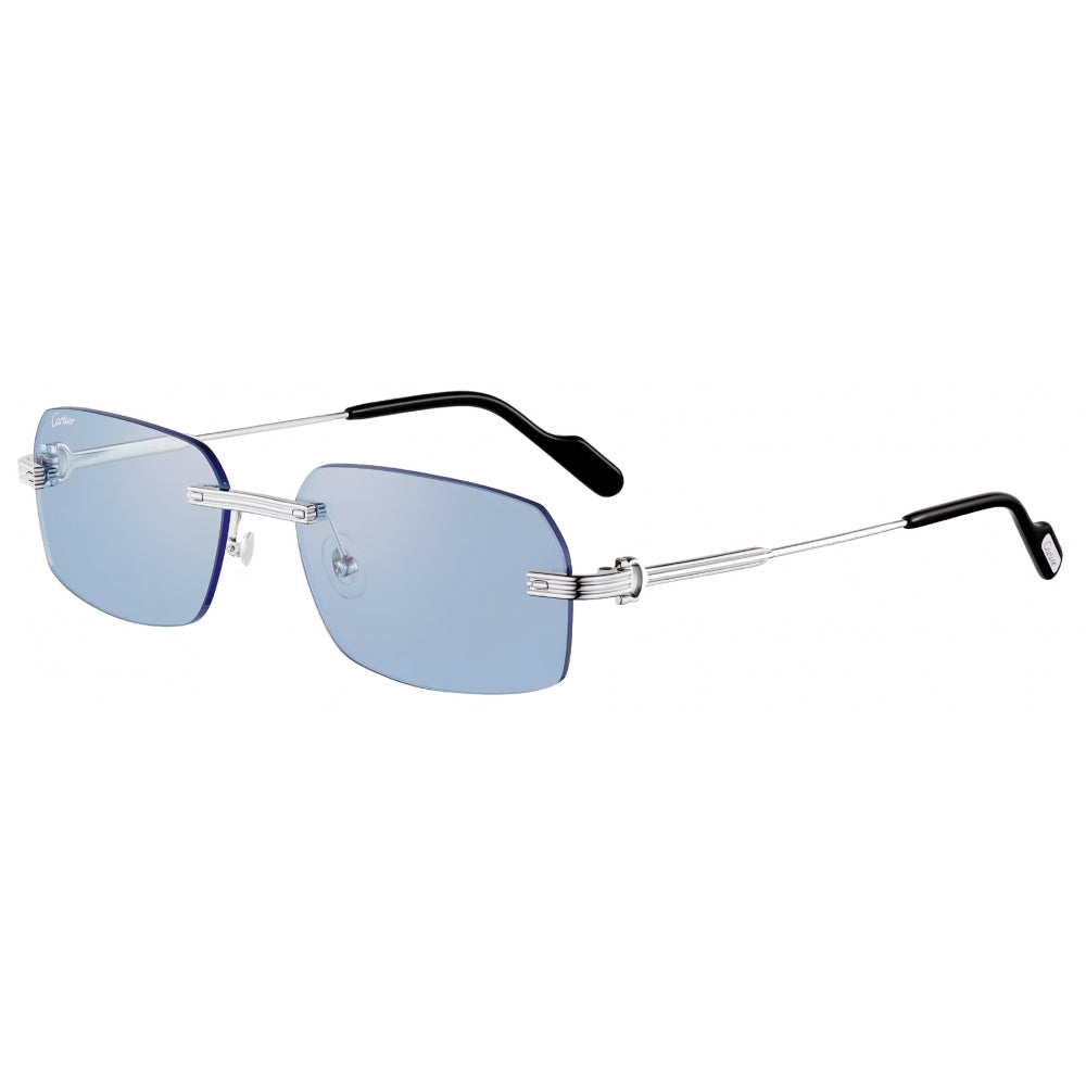 Rimless - Platinum Blue